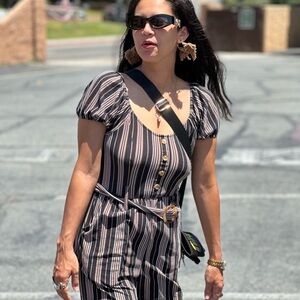 Elegant Striped Jumpsuit